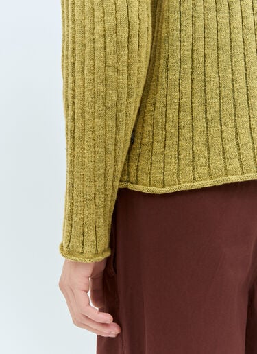 Ribbed Crewneck Sweater Stüssy Ribbed Crewneck Sweater Green sts0159004
