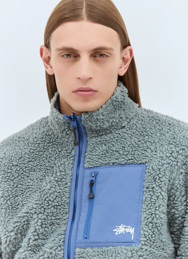 Stüssy Sherpa Reversible Jacket Grey sts0159008