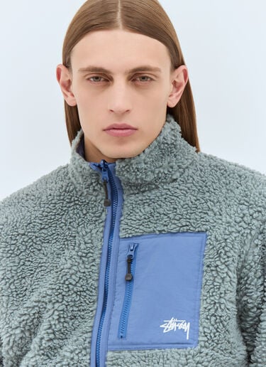 Sherpa Reversible Jacket Stüssy Sherpa Reversible Jacket Grey sts0159008