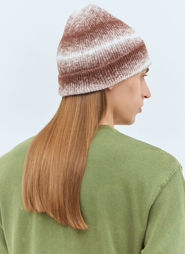 Cuff Basic Striped Beanie Hat Stüssy Cuff Basic Striped Beanie Hat Brown sts0159015