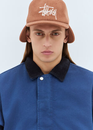 Stüssy Ear Flap Wool Crown Cap Brown sts0159017