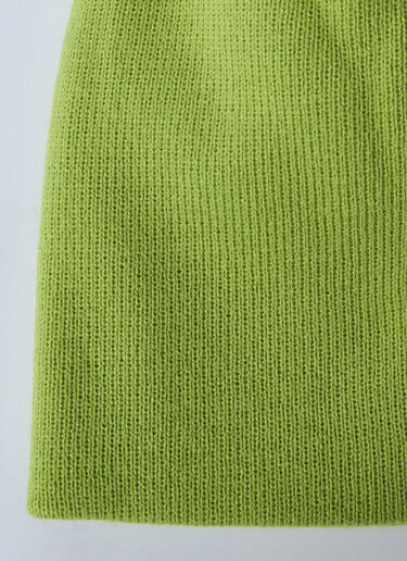 Stüssy Logo Motif Beanie Hat Green sts0160019