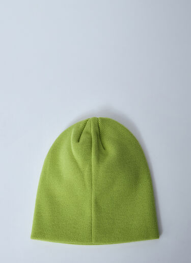 Logo Motif Beanie Hat Stüssy Logo Motif Beanie Hat Green sts0160019
