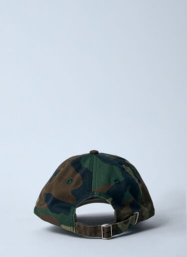 Logo Motif Baseball Cap Stüssy Logo Motif Baseball Cap Green sts0160022