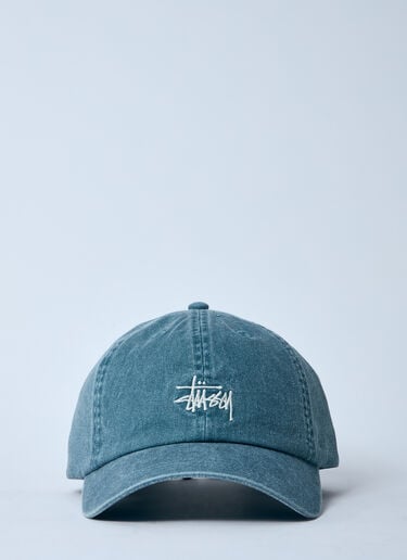 Stüssy Logo Motif Baseball Cap Blue sts0160024