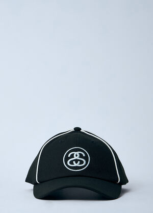 Stüssy Logo Motif Baseball Cap Black sts0160025