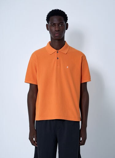 Stüssy 徽标图案 polo 衫 橙色 sts0161008