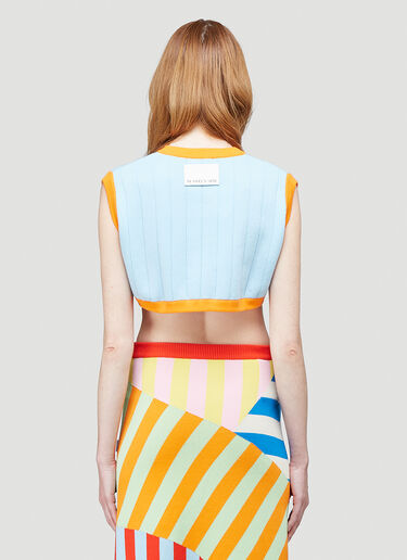 Knit Crop Top Sunnei Knit Crop Top Blue sun0244006