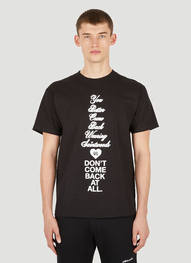 Either Or T-Shirt Saintwoods Either Or T-Shirt Black swo0149009