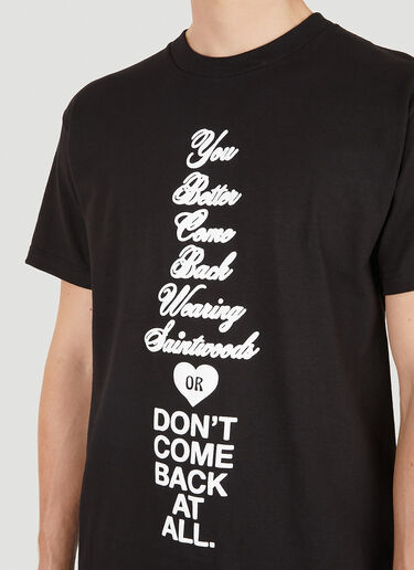 Either Or T-Shirt Saintwoods Either Or T-Shirt Black swo0149009