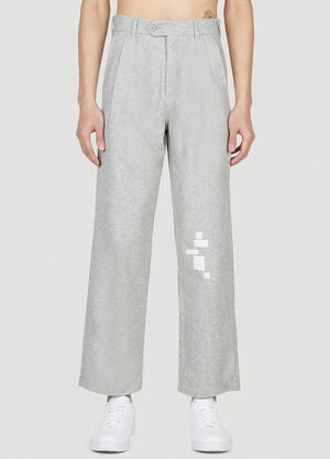Saintwoods Patch Wool Pants Grey swo0151008