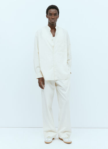 x Birkenstock Band Collar Shirt Tekla x Birkenstock Band Collar Shirt Cream tek0355006