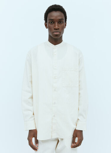 Tekla x Birkenstock Band Collar Shirt Cream tek0355006