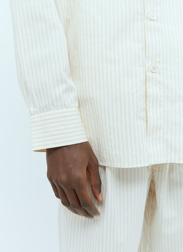 x Birkenstock Band Collar Shirt Tekla x Birkenstock Band Collar Shirt Cream tek0355006