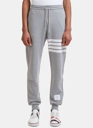 4 Bar Jersey Track Pants Thom Browne 4 Bar Jersey Track Pants Light Grey thb0125022