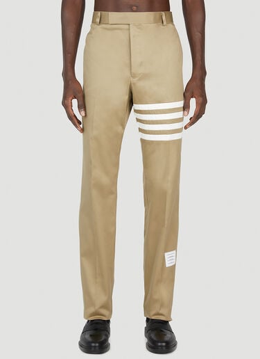 4 Bar Chino Pants Thom Browne 4 Bar Chino Pants Camel thb0151008