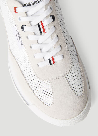 Tech Runner Sneakers Thom Browne Tech Runner Sneakers White thb0151043