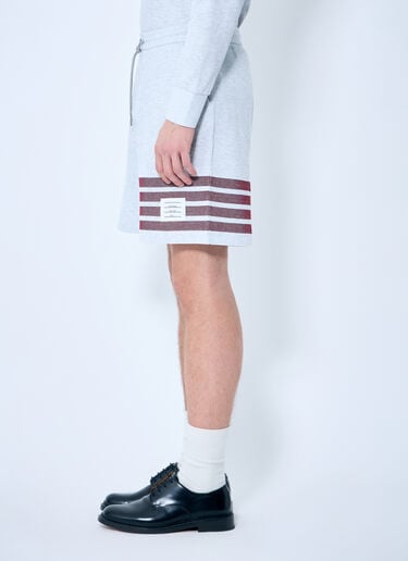 Thom Browne 四杠棉质短裤 灰色 thb0158003