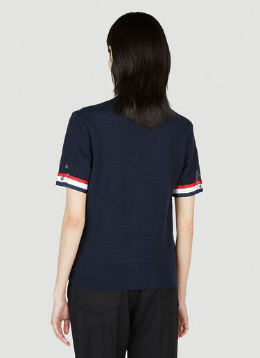 Thom Browne 반소매 카디건 블루 thb0252007