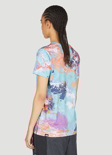 The North Face スプラッターTシャツ。 ブルー tnf0252046