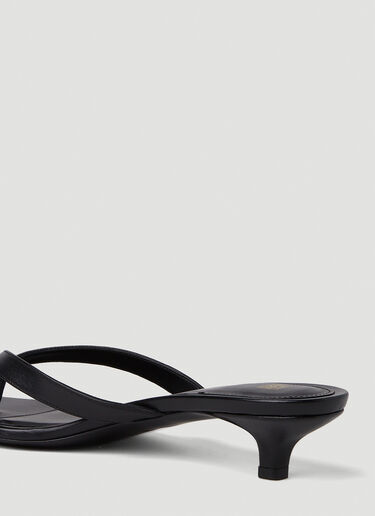 Flip Flop Kitten Heels TOTEME Flip Flop Kitten Heels Black tot0251001