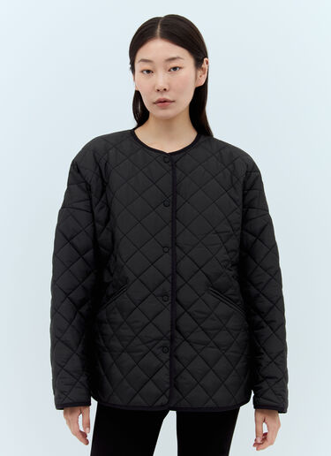 TOTEME Quilted Jacket Black tot0251002