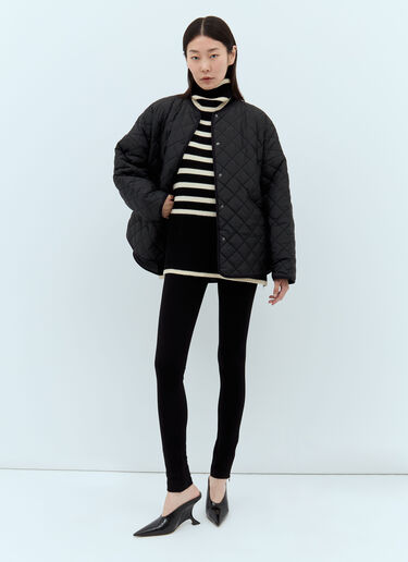 TOTEME Quilted Jacket Black tot0251002