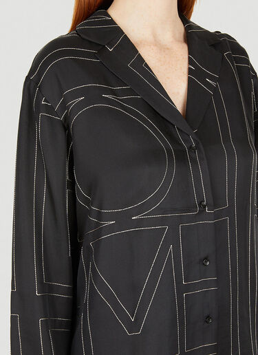 Monogram Shirt TOTEME Monogram Shirt Black tot0251010