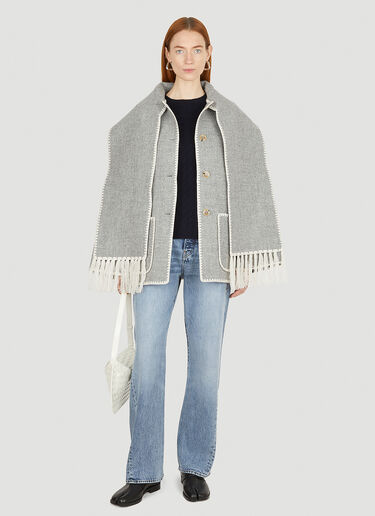 TOTEME Cable Knit Sweater Blue tot0251019