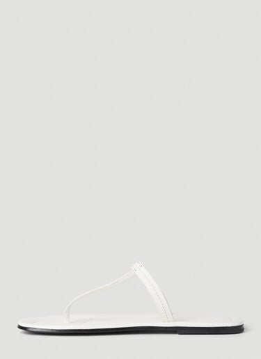 T-Strap Sandals TOTEME T-Strap Sandals White tot0252019