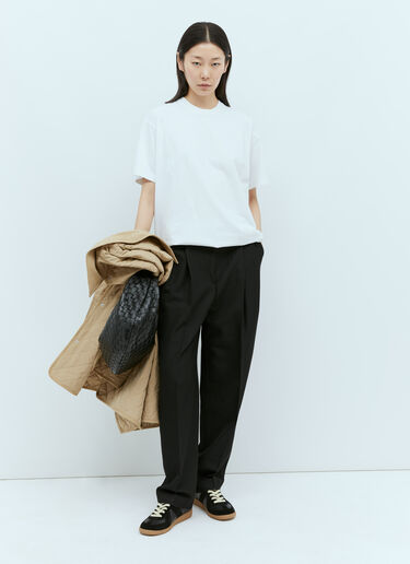 Double-Pleated Tailored Pants TOTEME Double-Pleated Tailored Pants Black tot0255012