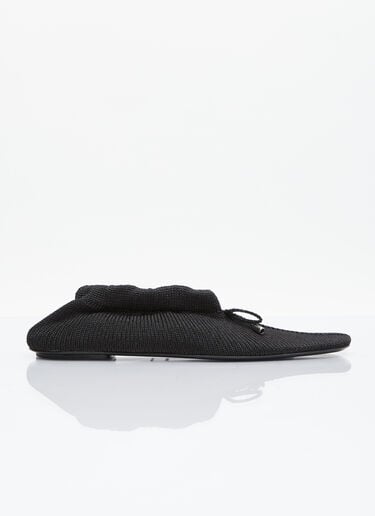 The Knitted Ballerina Flats TOTEME The Knitted Ballerina Flats Black tot0256029