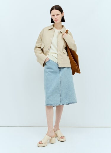 Denim Midi Skirt TOTEME Denim Midi Skirt Blue tot0257015
