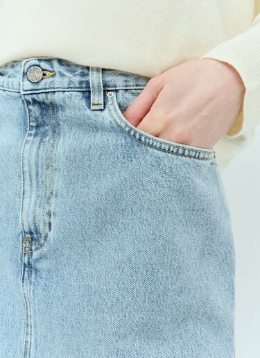 Denim Midi Skirt TOTEME Denim Midi Skirt Blue tot0257015