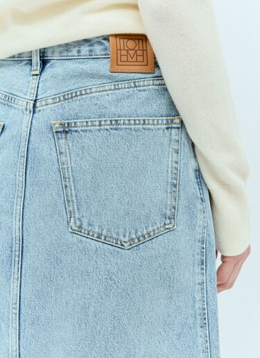 Denim Midi Skirt TOTEME Denim Midi Skirt Blue tot0257015