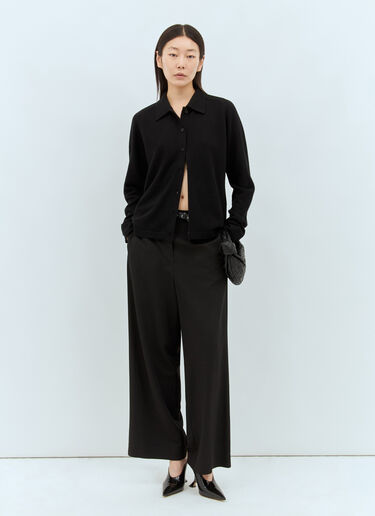 Tie-Waist Pants TOTEME Tie-Waist Pants Black tot0257018