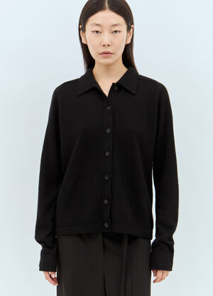 TOTEME Raglan-Sleeve Cashmere Cardigan Black tot0257030