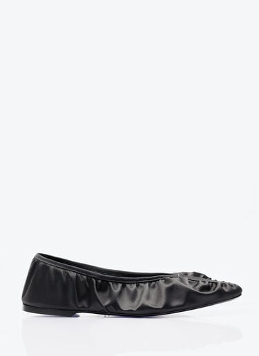 The Gathered Flats TOTEME The Gathered Flats Black tot0257037