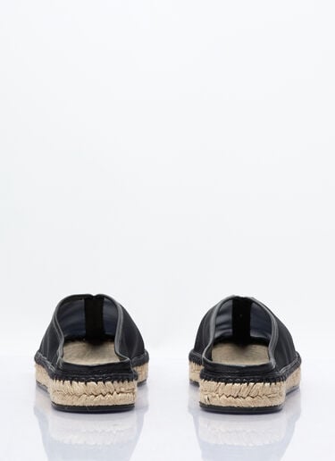 The Espadrille Slippers TOTEME The Espadrille Slippers Black tot0257039