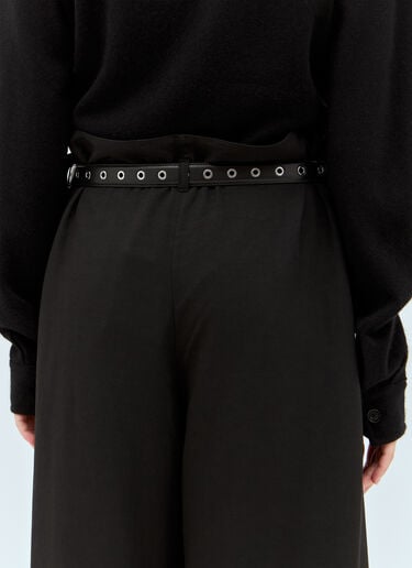 Eyelet Leather Belt TOTEME Eyelet Leather Belt Black tot0257040