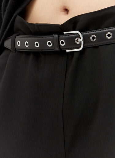 Eyelet Leather Belt TOTEME Eyelet Leather Belt Black tot0257040