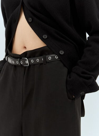 Eyelet Leather Belt TOTEME Eyelet Leather Belt Black tot0257040