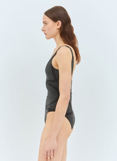 TOTEME Monogram Swimsuit Black tot0259009