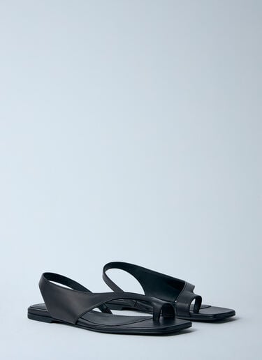 Leather Sandals TOTEME Leather Sandals Black tot0260016