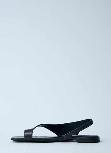 Leather Sandals TOTEME Leather Sandals Black tot0260016