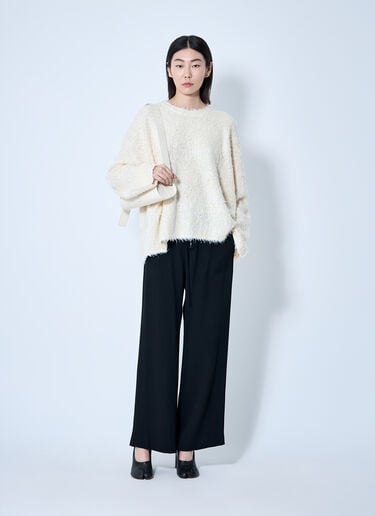TOTEME Woven Drawstring Pants Black tot0260023