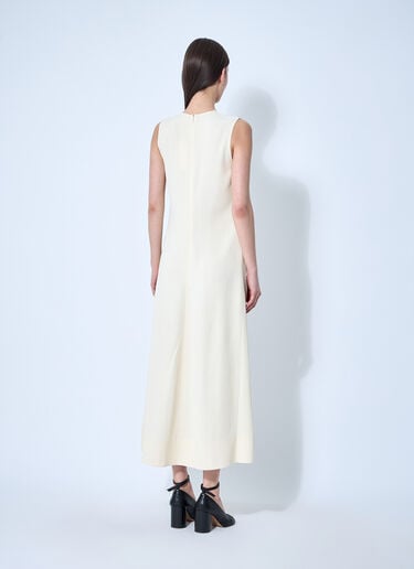 Woven Striped Dress TOTEME Woven Striped Dress Beige tot0260024