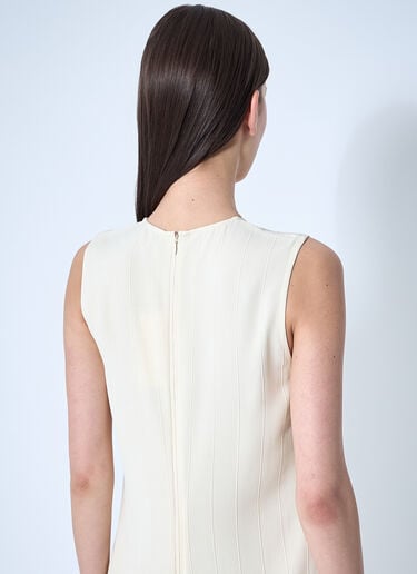 Woven Striped Dress TOTEME Woven Striped Dress Beige tot0260024