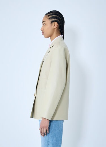 Clean Leather Blazer TOTEME Clean Leather Blazer Cream tot0260029