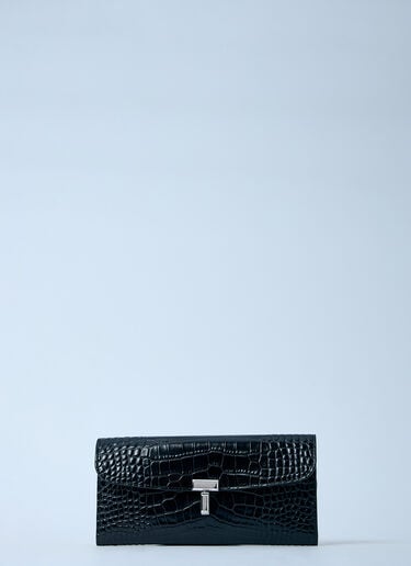 TOTEME T-Lock Wallet Black tot0261031